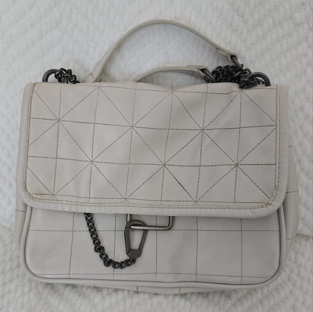 Elegant Cream Two-way Bag
